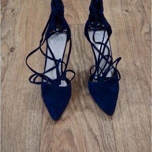 Elegant Blue Women's Heels
